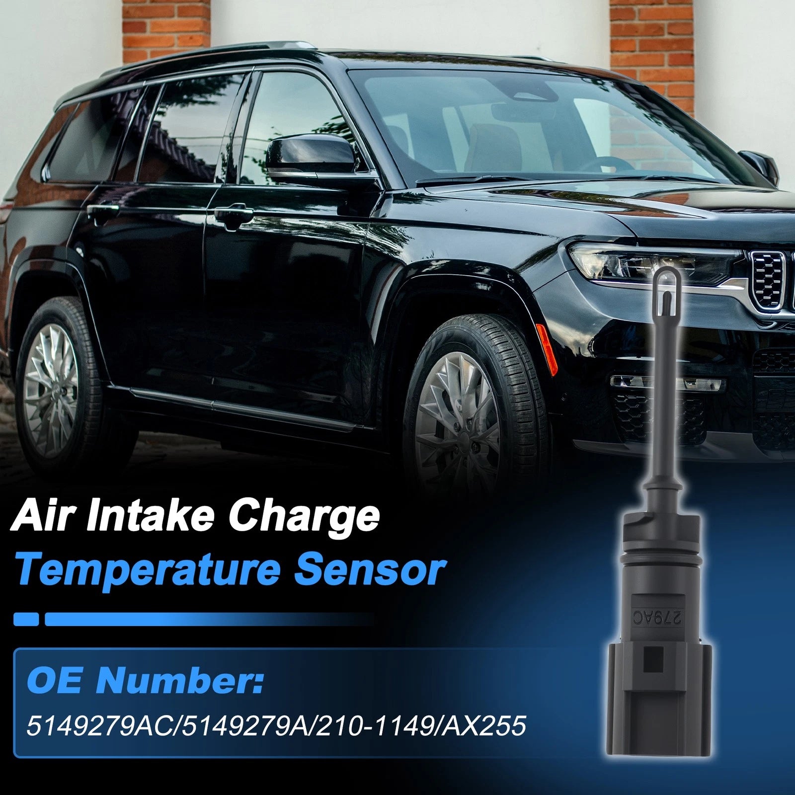Air Intake Temperature Sensor for Chrysler 300, Dodge Durango (–) 5149279AC