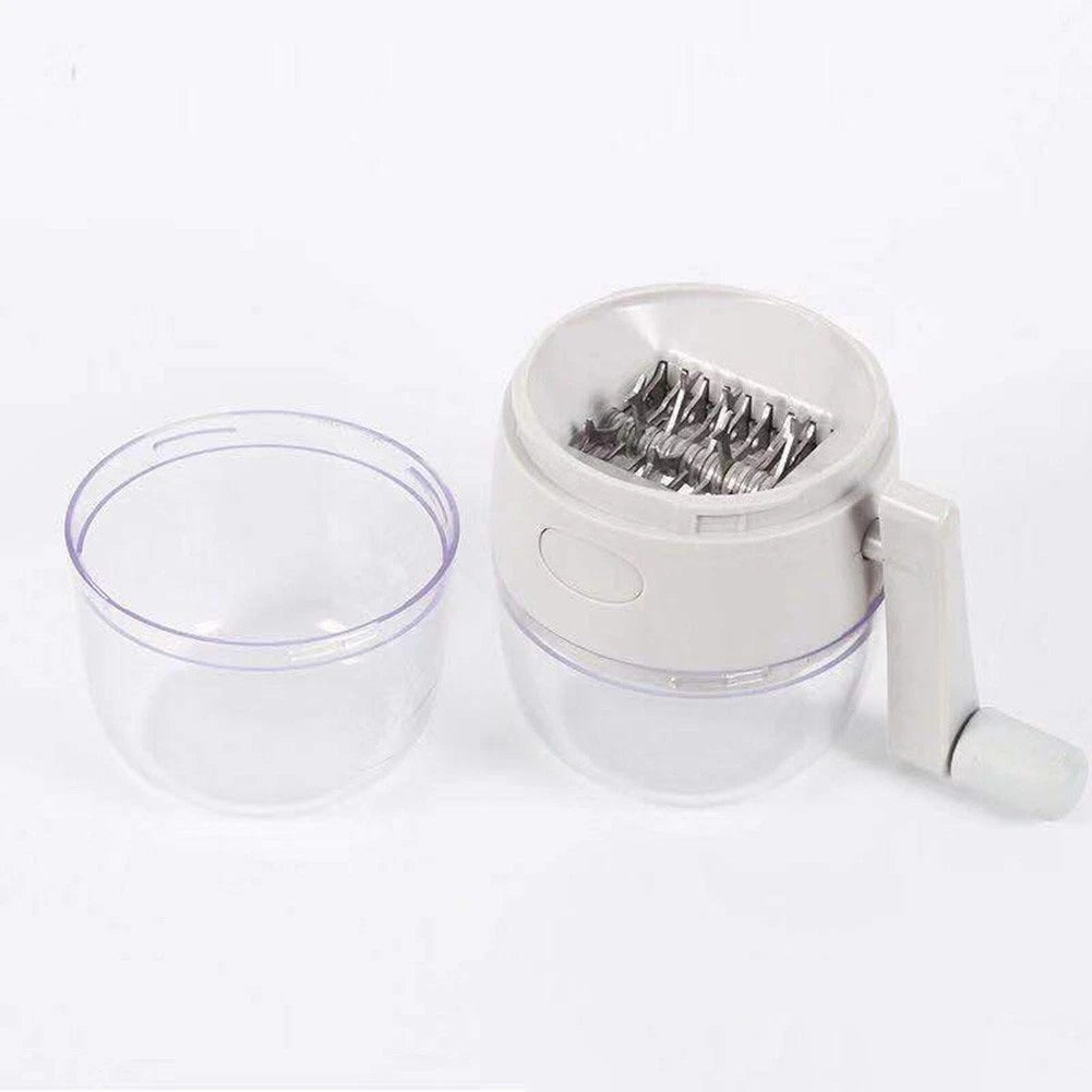 Stainless Steel Hand Operated Nut Chopper for Garlic Dried Fruit