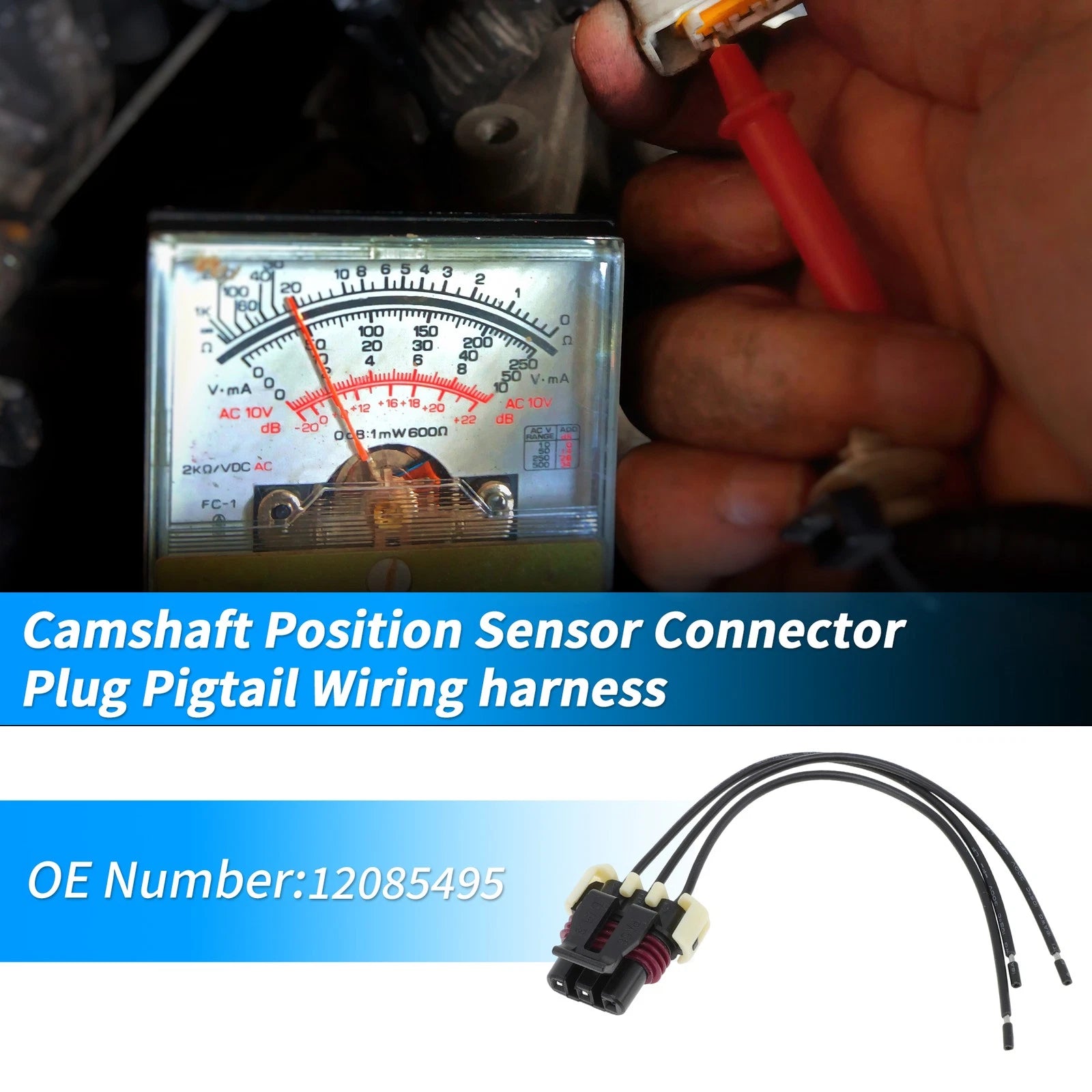 Camshaft Position Sensor Connector Plug Pigtail Wiring for Chevrolet (2000–2025)