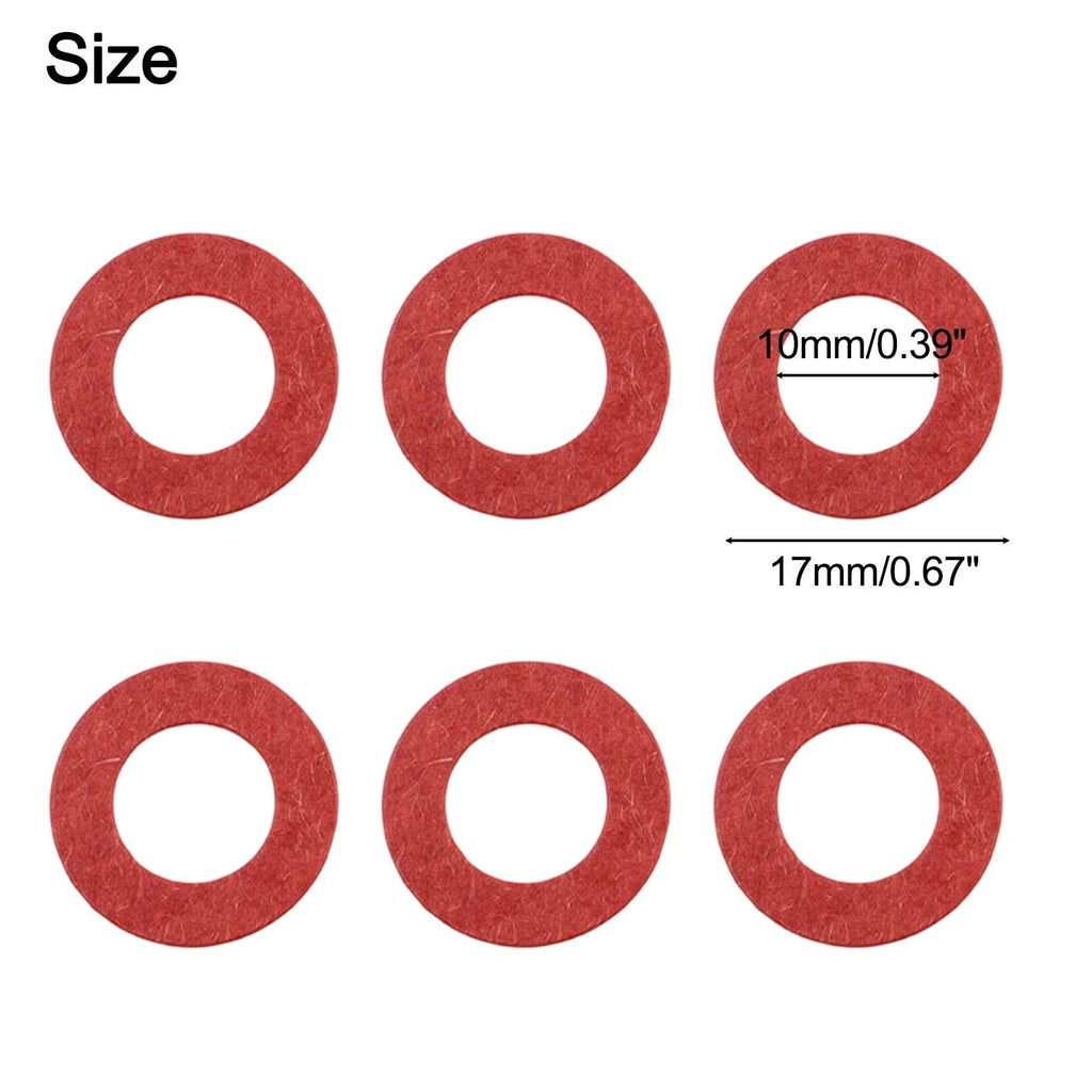 400 Pcs Battery Insulator Paper Rings 10mm Inner 17mm Outer