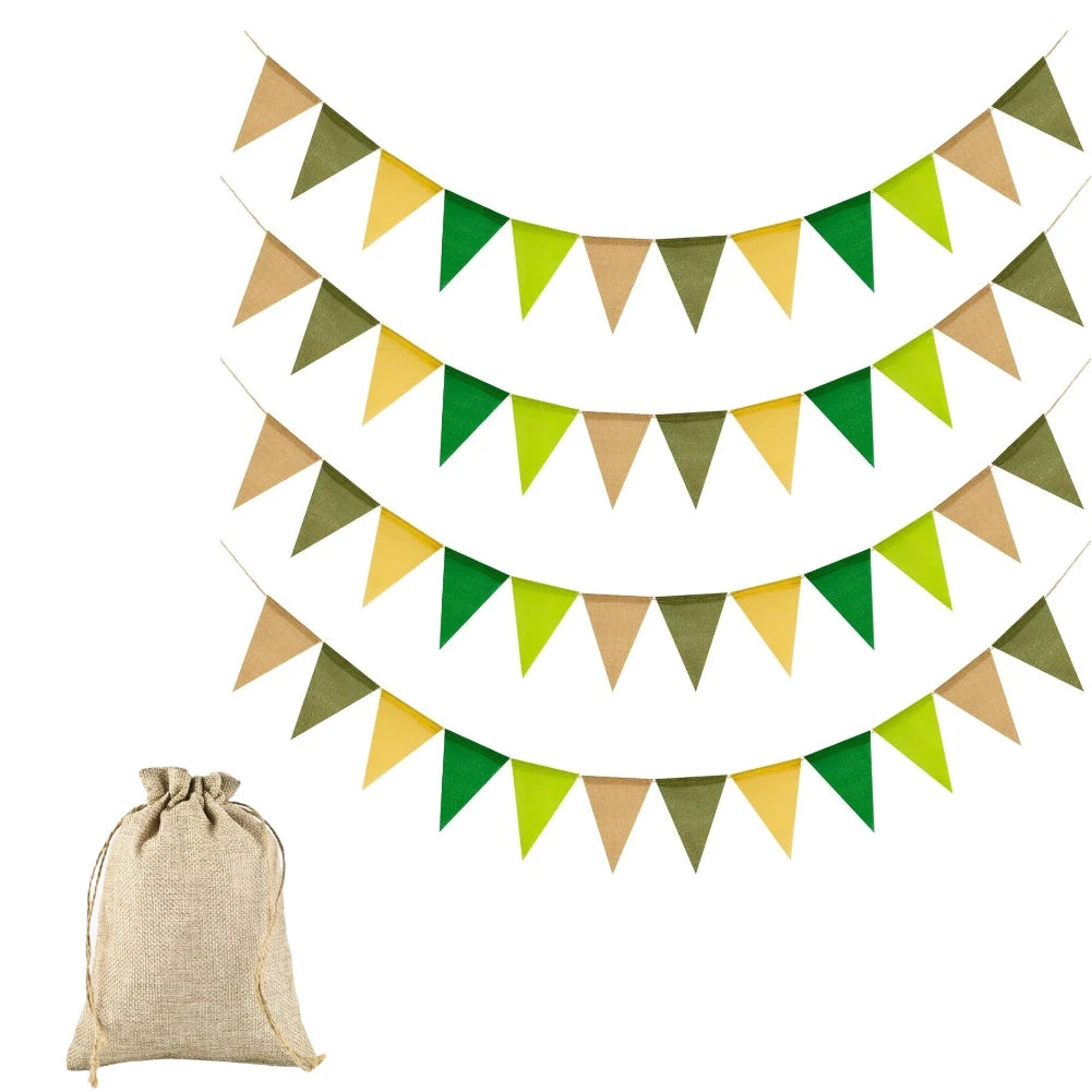 Triangle Flag Banner for Wedding Decor (Lightweight, Easy to Hang)