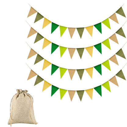 Triangle Flag Banner for Wedding Decor (Lightweight, Easy to Hang)