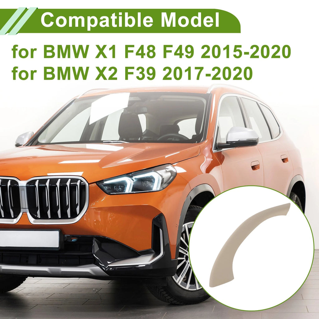 Door Panel Handle Pull Trim Cover Replacement for BMW X1 F48 F49 (2015–2020)