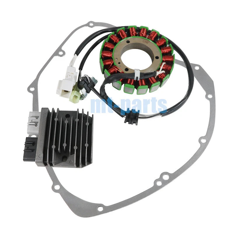 Stator Coil + Regulator Rectifier + Gasket for Yamaha XVS1300CT (2007–2009)