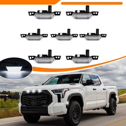7X Clear LED Grill Light for Toyota Tundra Sequoia (2022–2023)