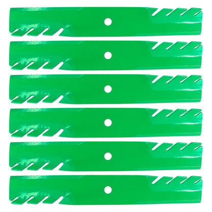 Toothed Deck Blade for Gravely Ariens Exmark 48 Inch (16-1/4x5/8 Hole)