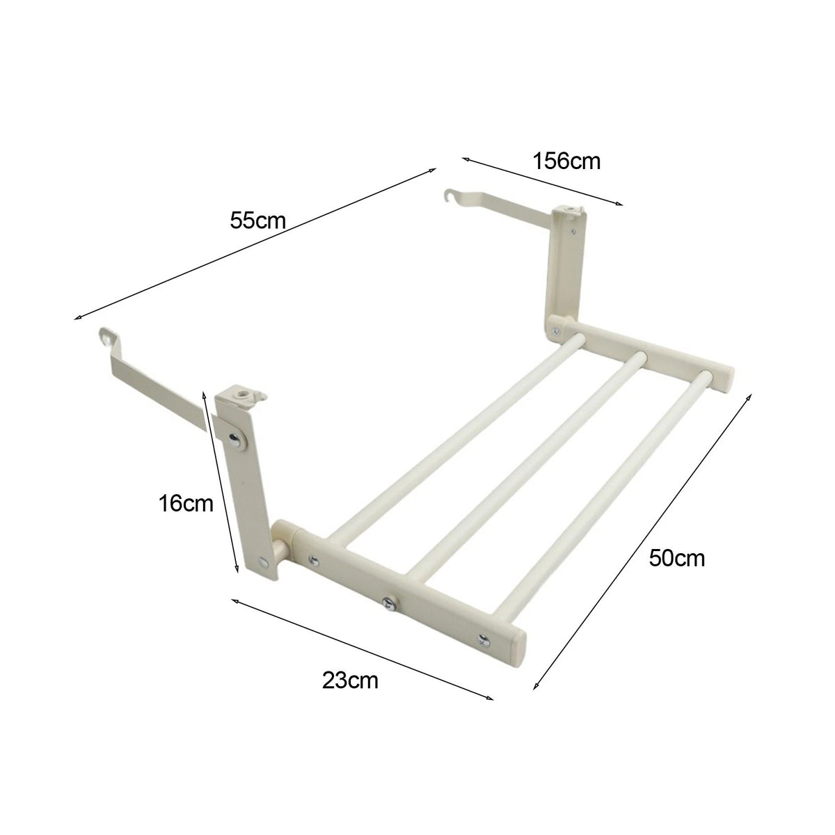 Adjustable Portable Radiator Clothes Airer for Travel