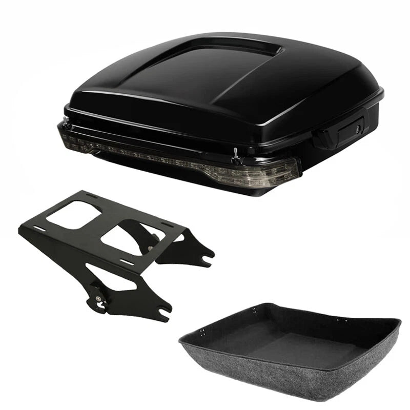 Chopped Trunk LED Light Mount Rack for Harley Touring (2014–2026)
