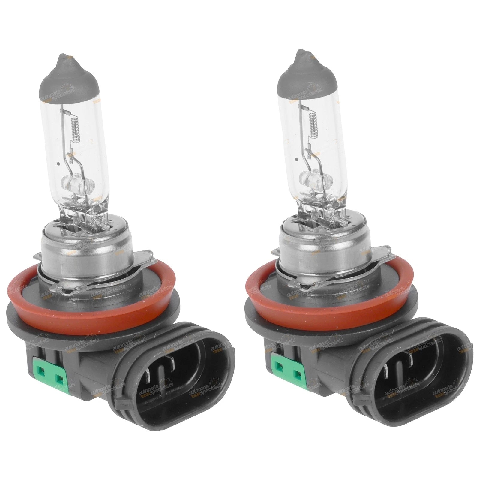 2X H11 12V 55W Halogen Bulbs PGJ19-2 for