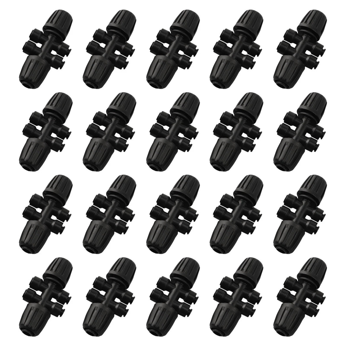 6 Way Irrigation Connectors for Garden Watering