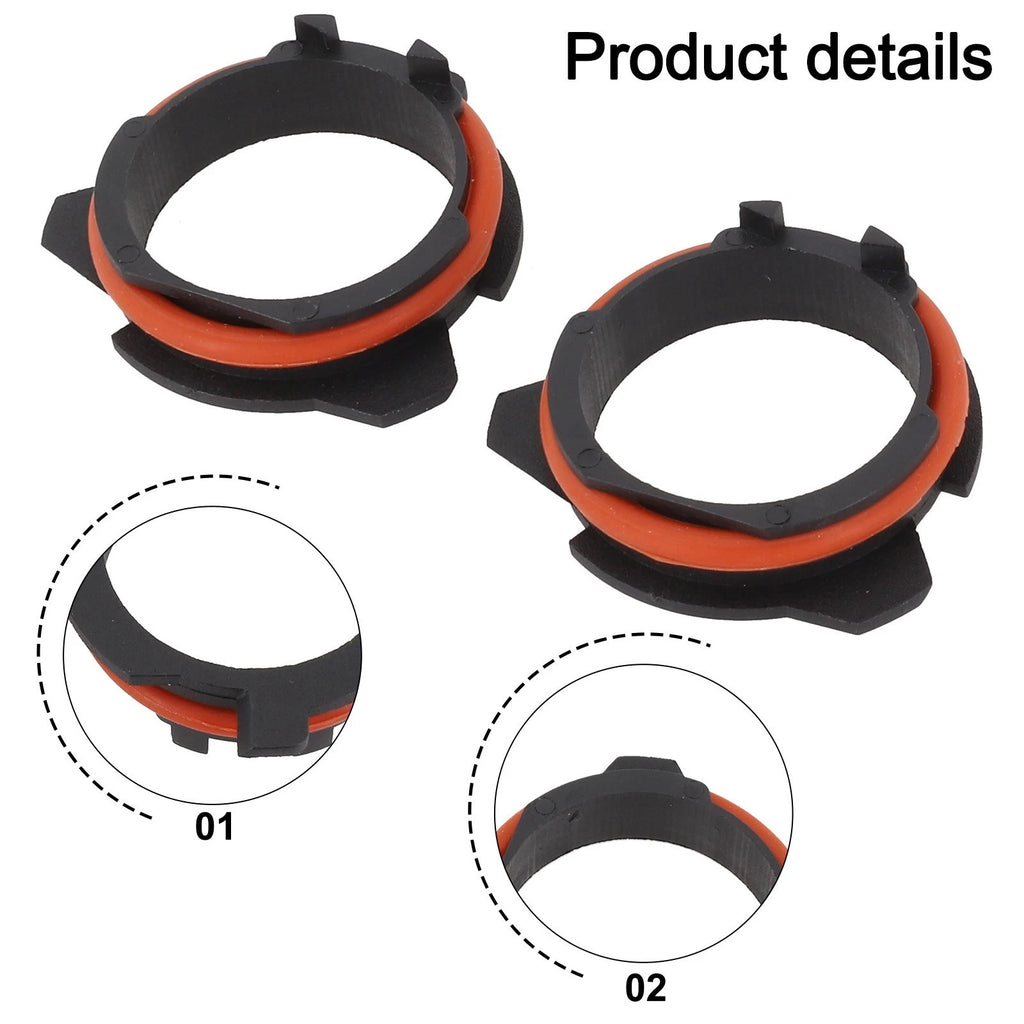 Headlight Adapter Holder for BMW E39 (1995–2003) H7 Bulbs