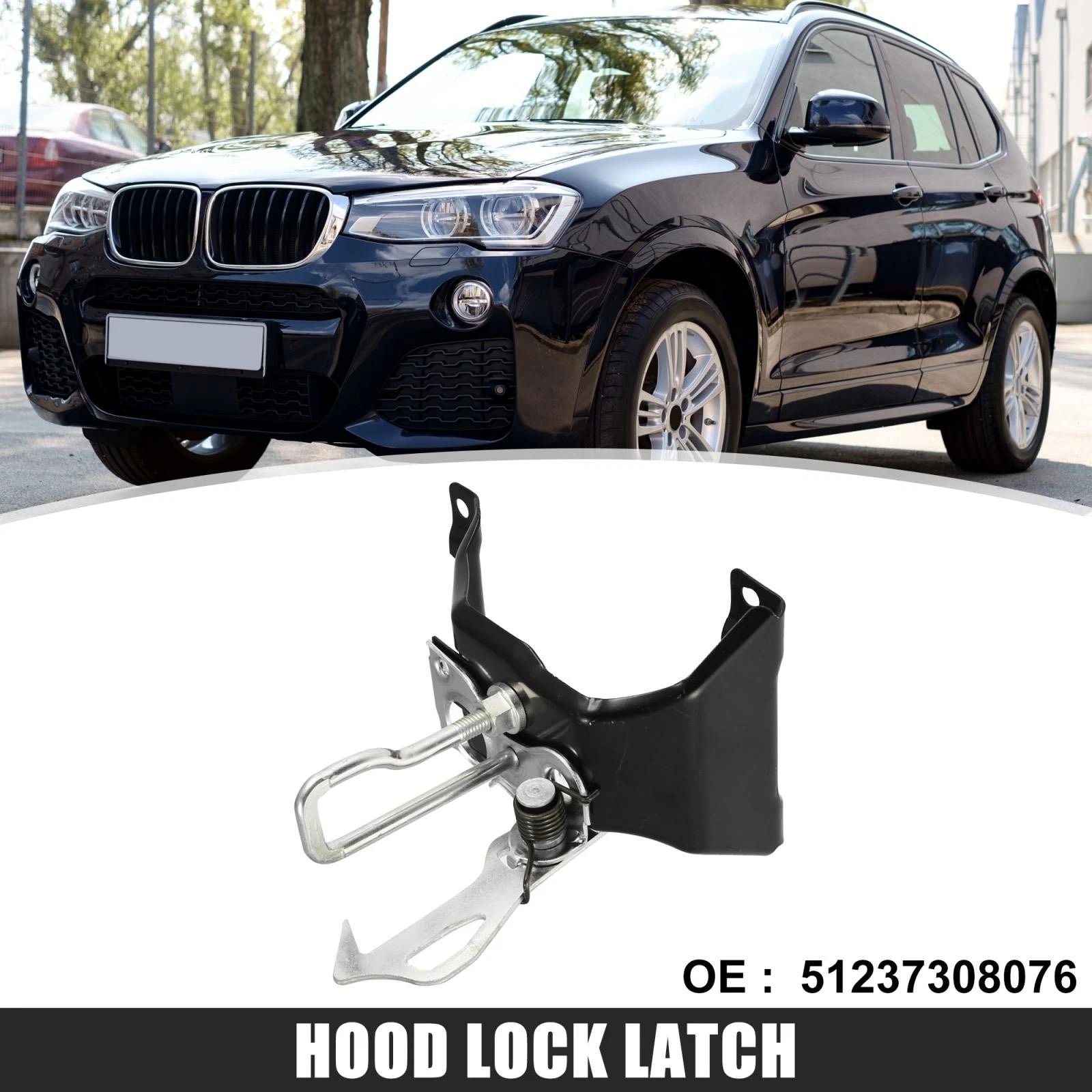 Engine Hood Catch Latch Replacement for BMW X5 F15 (2012–2018)