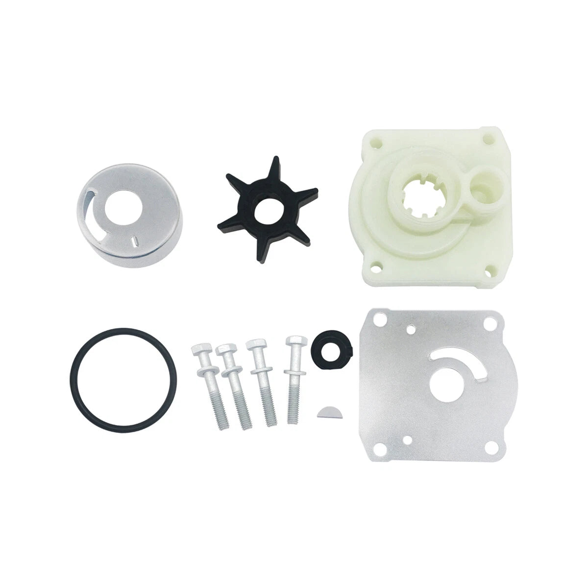 Water Pump Impeller Repair Kit for Yamaha 25HP Outboard (4-Stroke) (61N-W0078-11-00)