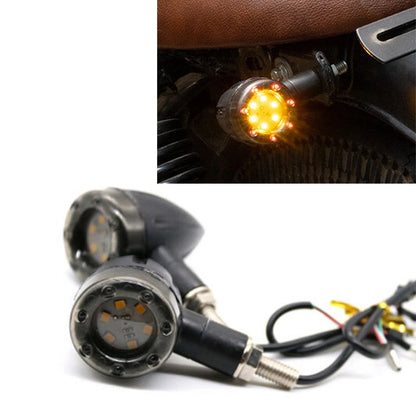 LED Brake Running Turn Signal Tail Light for Harley Cafe Racer (DC12V)