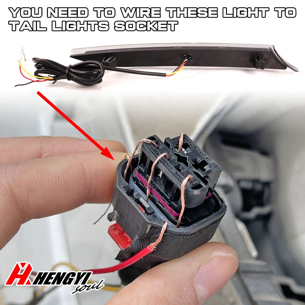 Rear Reflector Light with Dynamic Turn Signal for BMW G20 G28 3-Series (2019–2023)