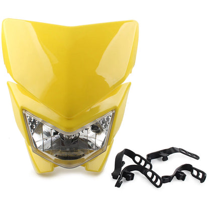 Front Headlight for MX Enduro Dirt Bike 250cc (12V 35W, Yellow)