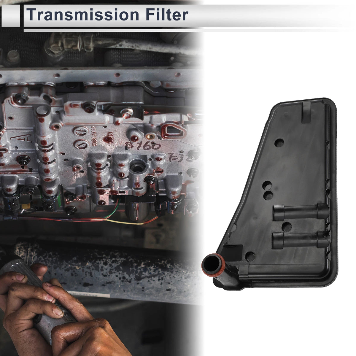 E40D/4R100 Transmission Filter No.E9TZ7A098A for Ford F-150 (1990–2003)
