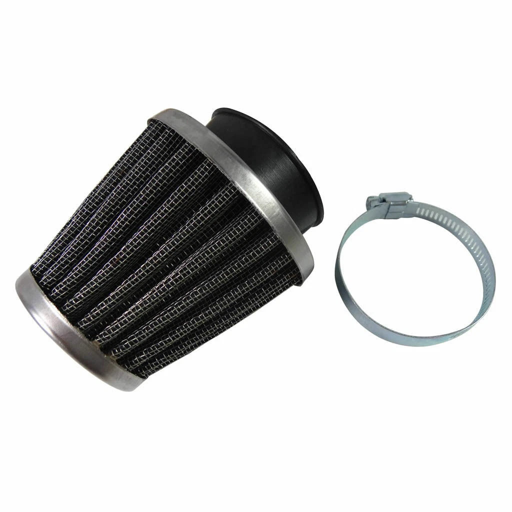 42mm Hi Flow Chrome Pod Air Filter Universal Cleaner