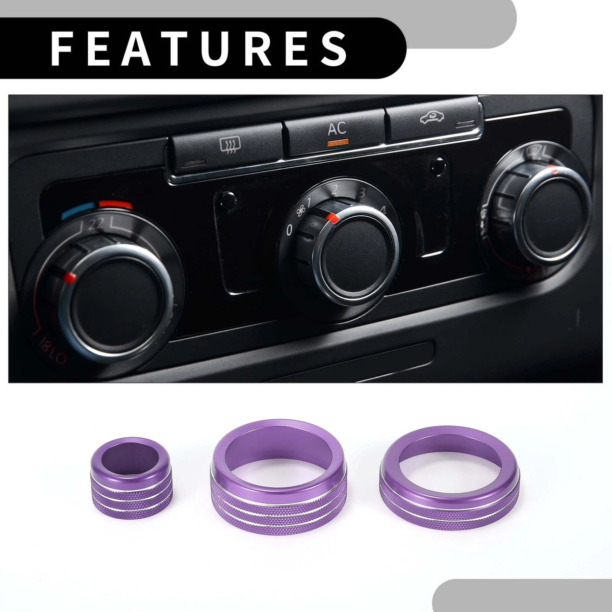 Headlight Media Switch Knob Cover for Chevrolet Silverado 2022–2023