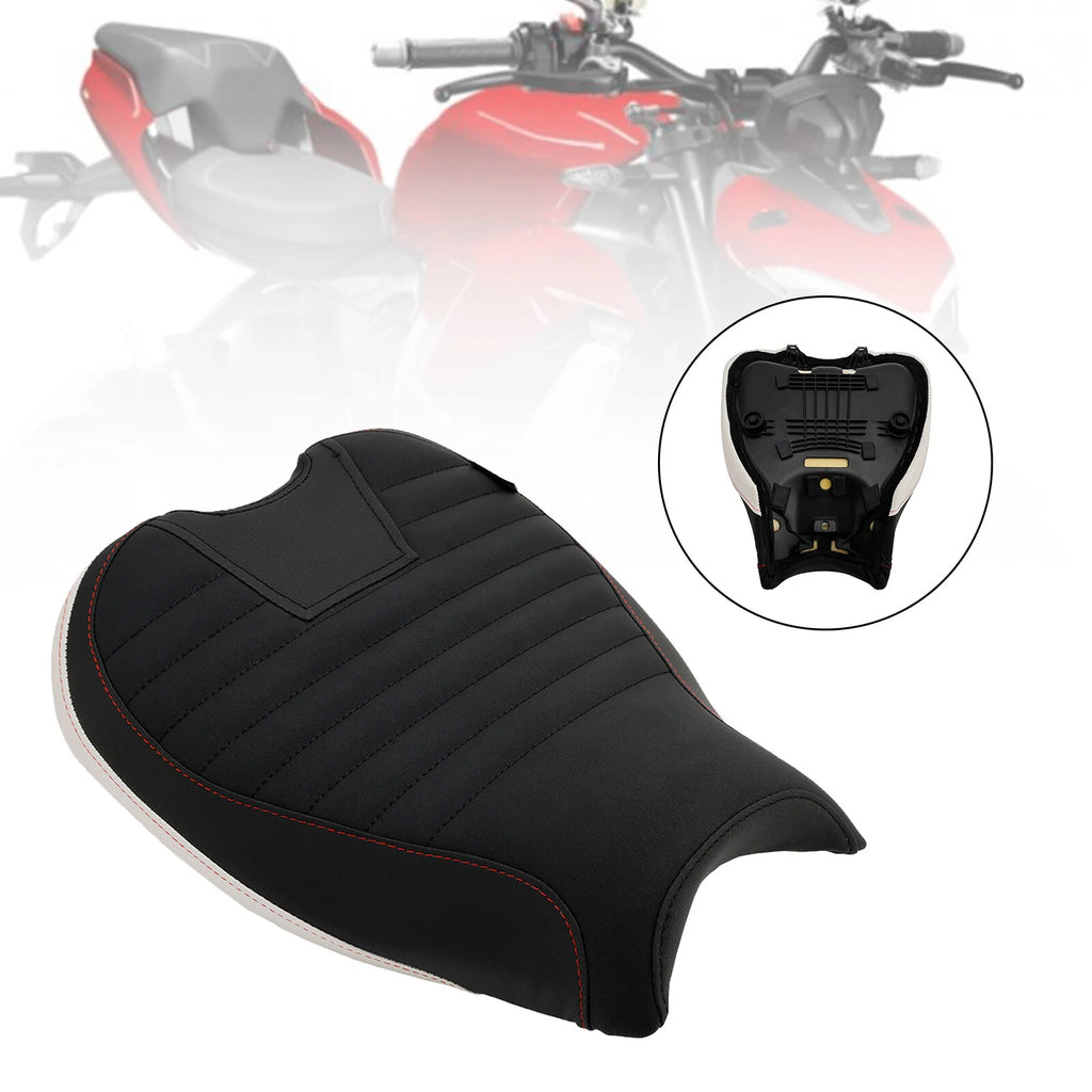 Front Rider Seat Cushion PU Strip White for Streetfighter V2 (2022–2023)