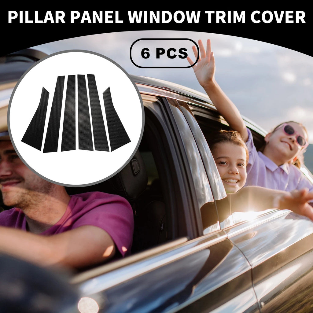 6pcs Pillar Window Trim Covers Replacement for Chevrolet Impala (2006–2013)
