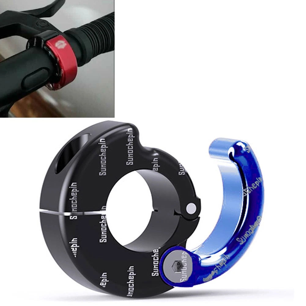 Helmet Hook Holder for Motorcycle ATV (21-28mm Handlebar) - Blue