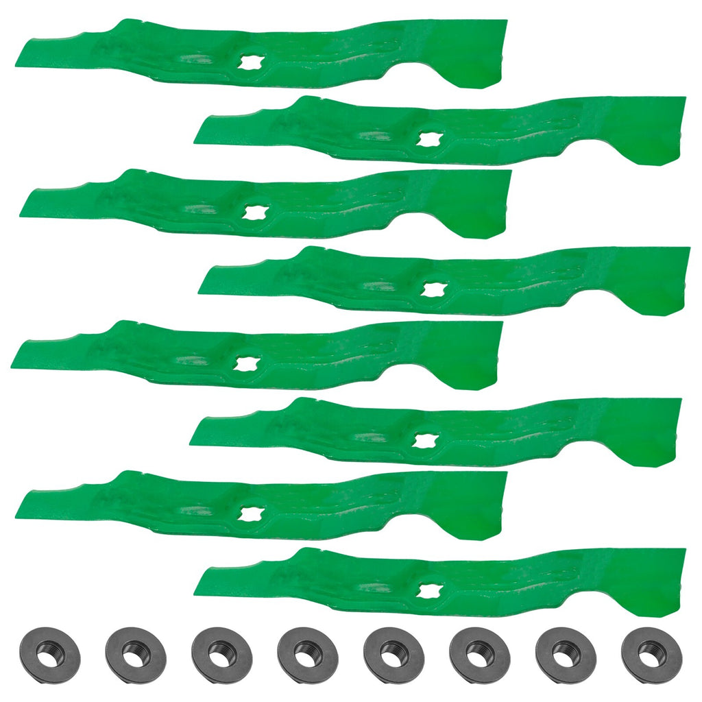 Deck Blade and Nut Replacement for MTD 33 Inch (2005–2010)
