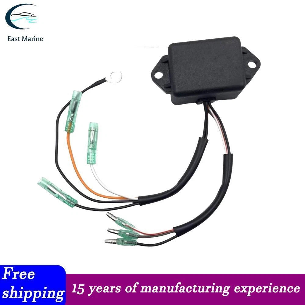 CDI Box Ignition Unit for Yamaha 9.9hp 15hp 25hp Outboard (2-Stroke, 695-85540-11)
