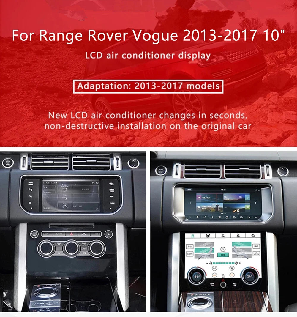 10'' A/C Climate Control Touchscreen Panel For Range Rover L405 2013-2017