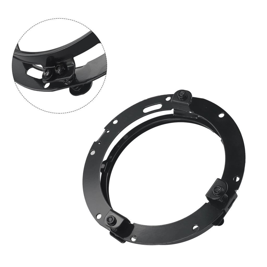 7 Inch Round LED Headlight Mounting Bracket Ring for Harley Touring Models
