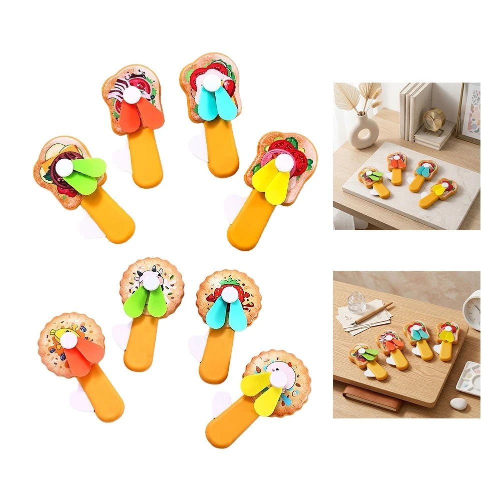8pcs Handheld Fan Set for Parties Beach Picnics Outdoor