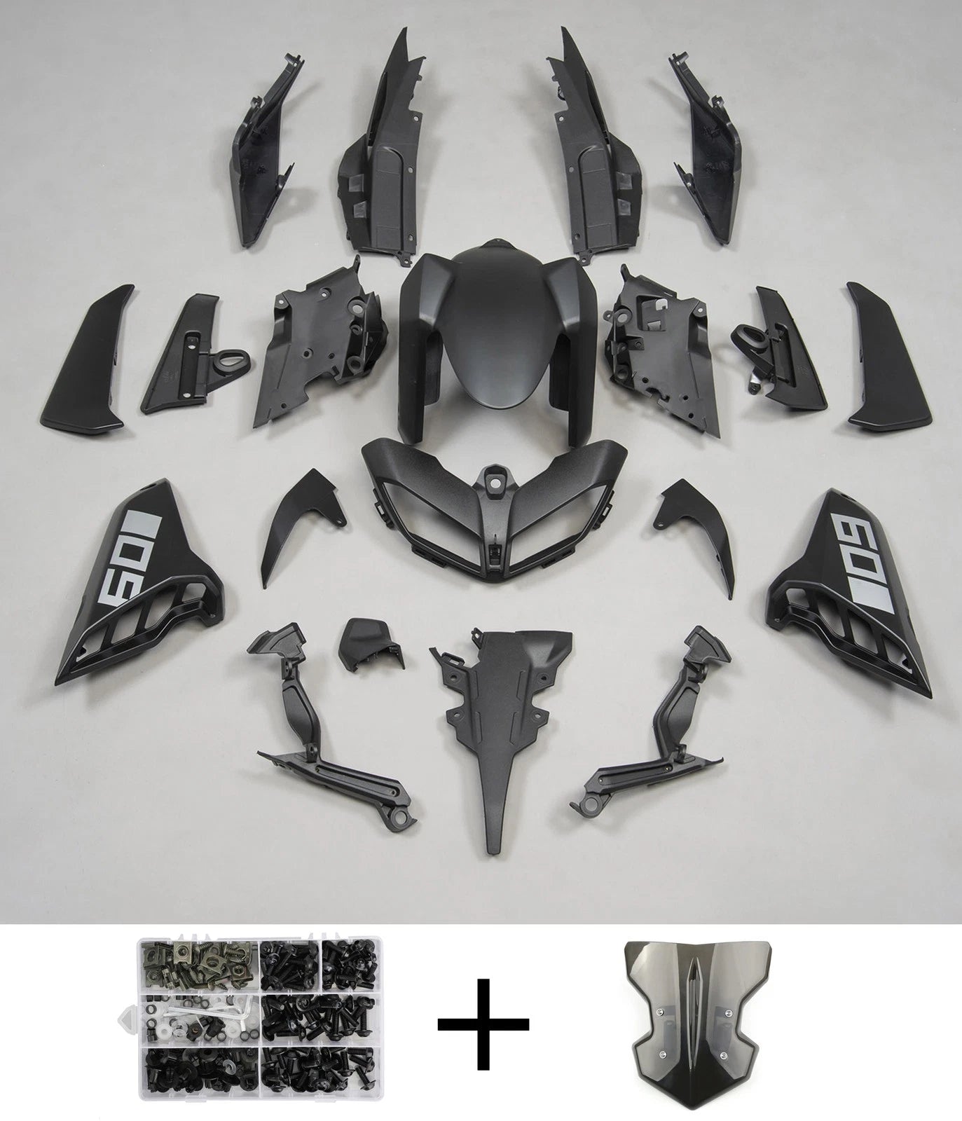 Injection ABS Plastic Bodywork Fairing for Yamaha MT-09 (2017–2020) #3