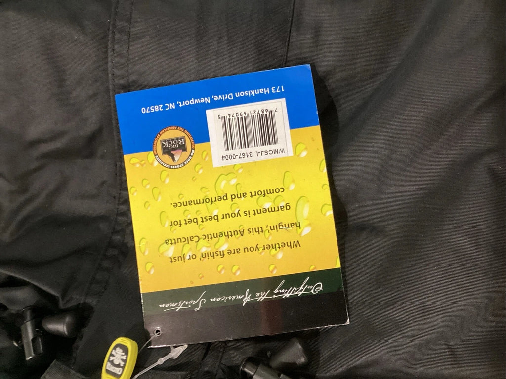 Captains Jacket for Calcutta WMCSJ-L (Waterproof, Breathable, Black, Large)