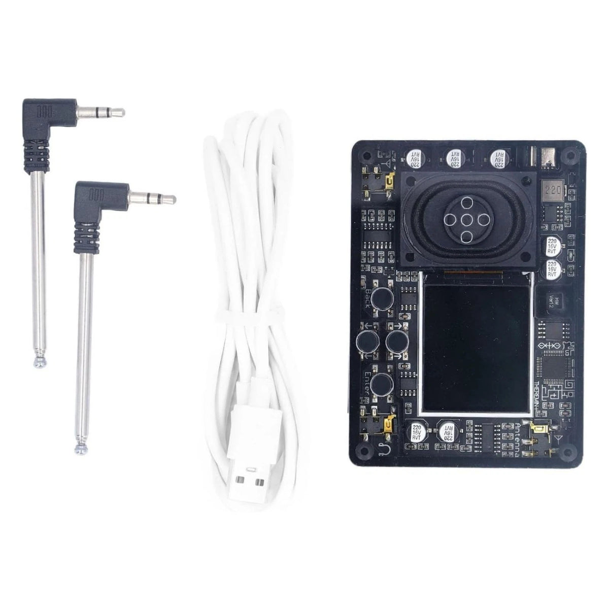 Mini Theremin Musical Instrument with Screen Display