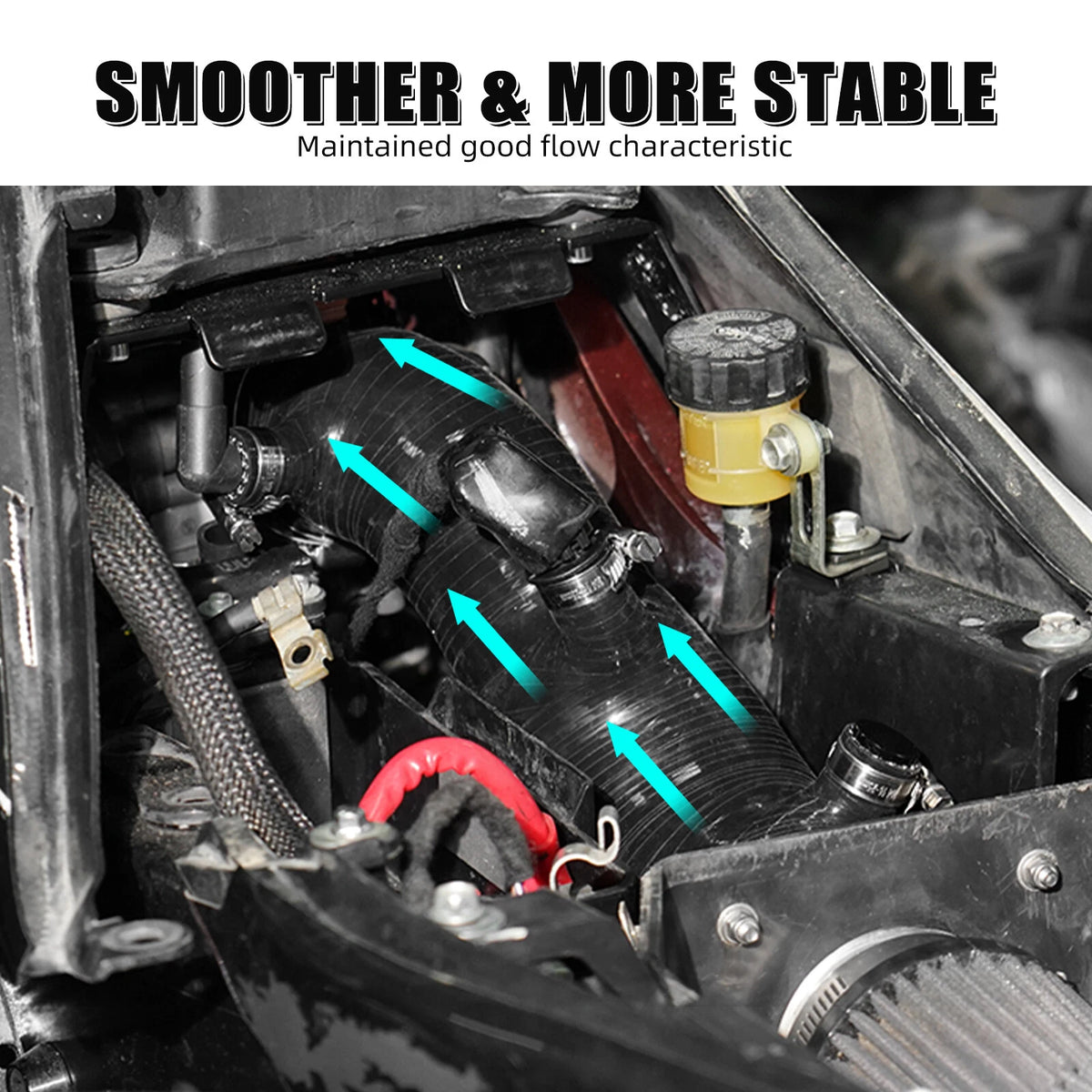 Silicone Air Intake Hose Kit for Yamaha Raptor 700 SE (2009–2025)