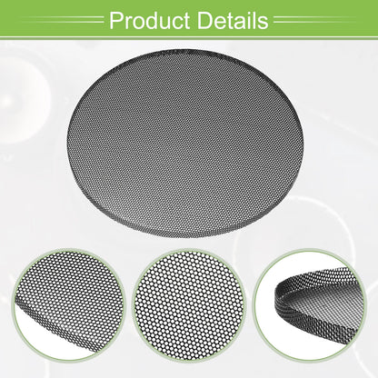 6.5" Steel Speaker Mesh Grille for Car Subwoofer (173mm x 6.5mm) Black