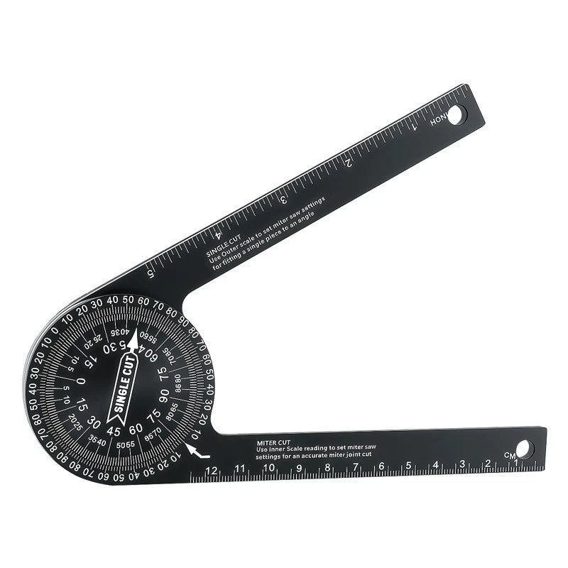 Aluminum Miter Saw Protractor for Fast Accurate Angle Readings