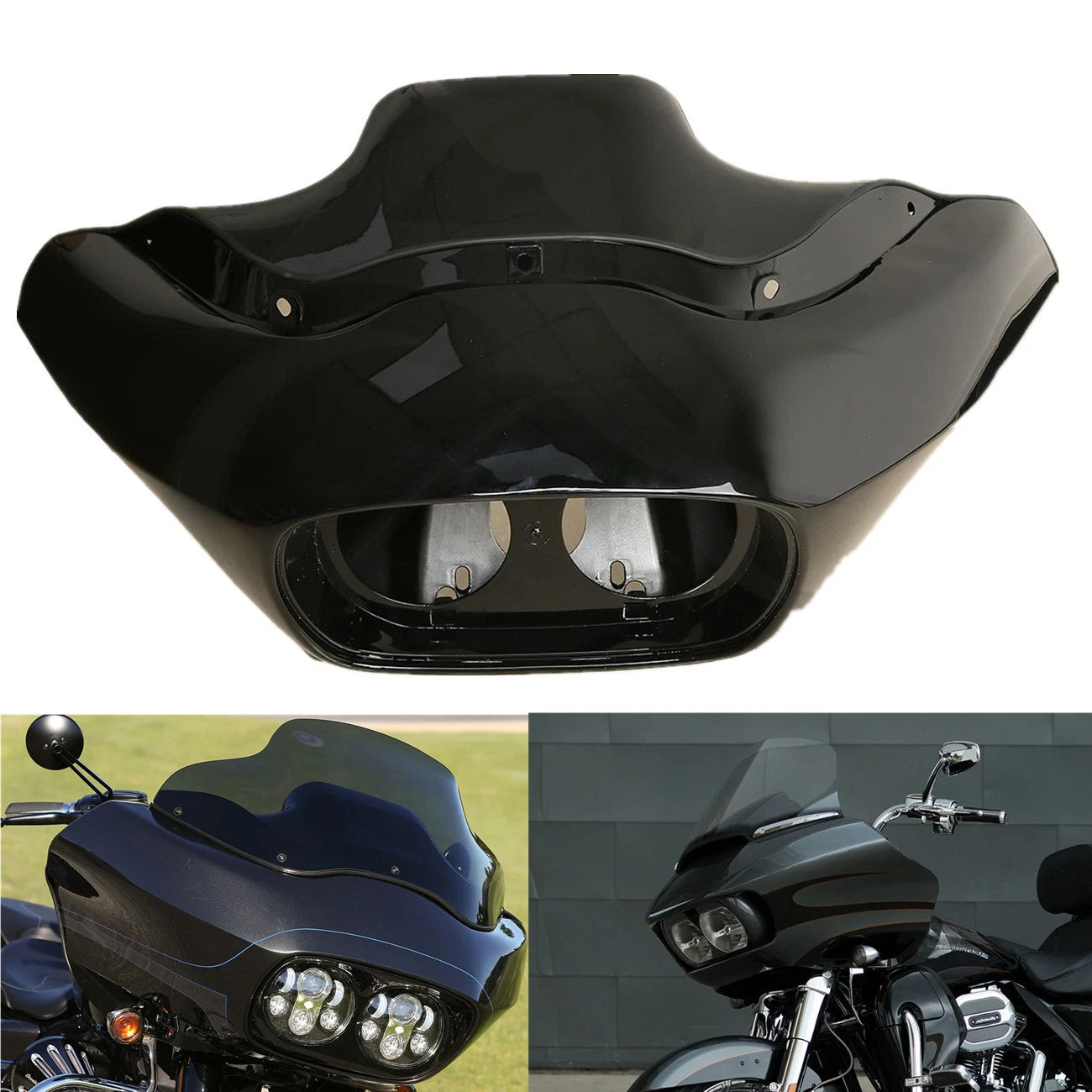 Inner & Outer Fairing Windshield & Trim for Harley Road Glide (2004–2013)