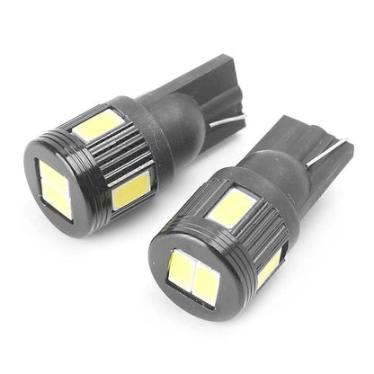 2X LED Canbus Wedge Light Bulb T10 5630 6 SMD for Car