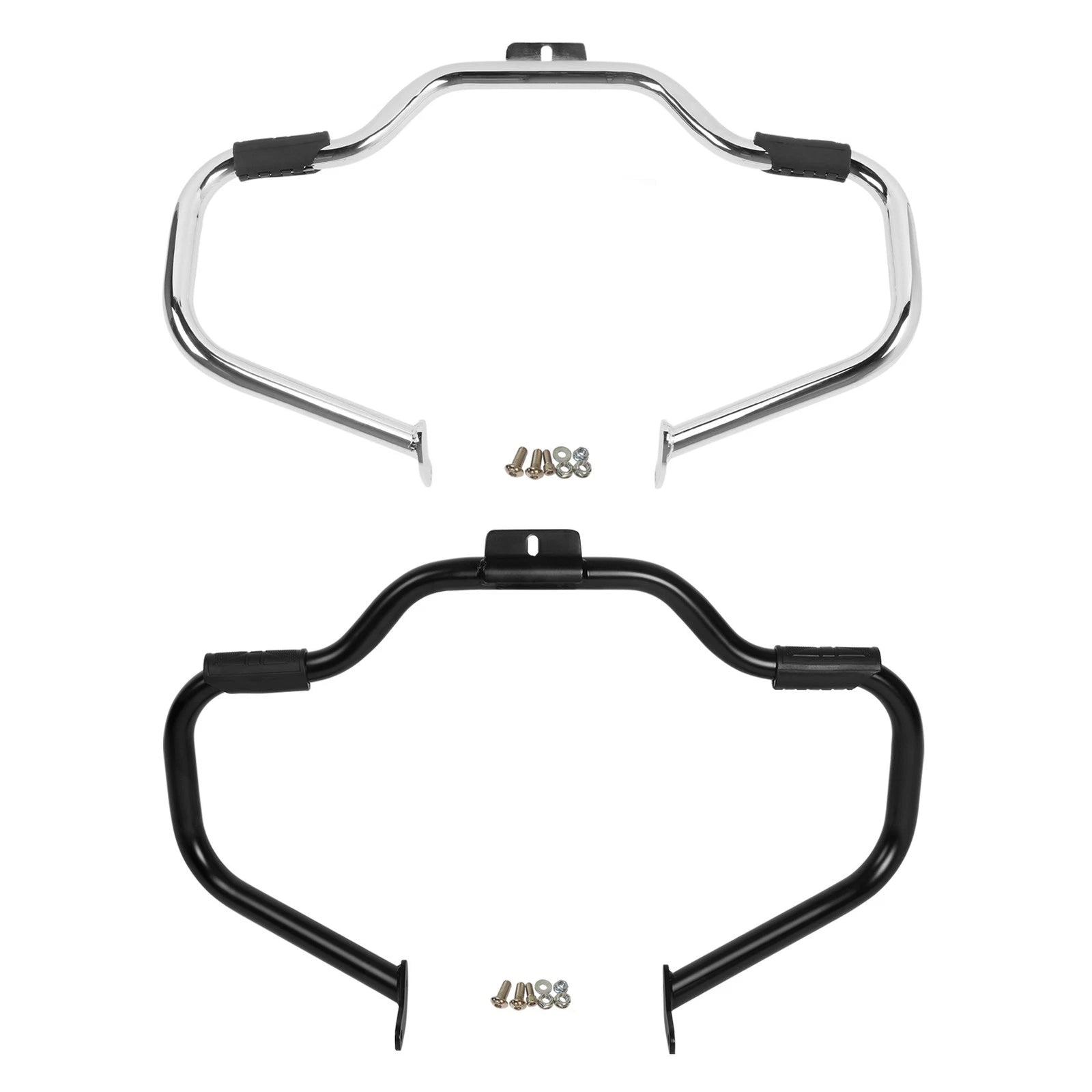 Mustache Engine Guard Crash Bar for Harley Davidson FL Softail (2000–2017)