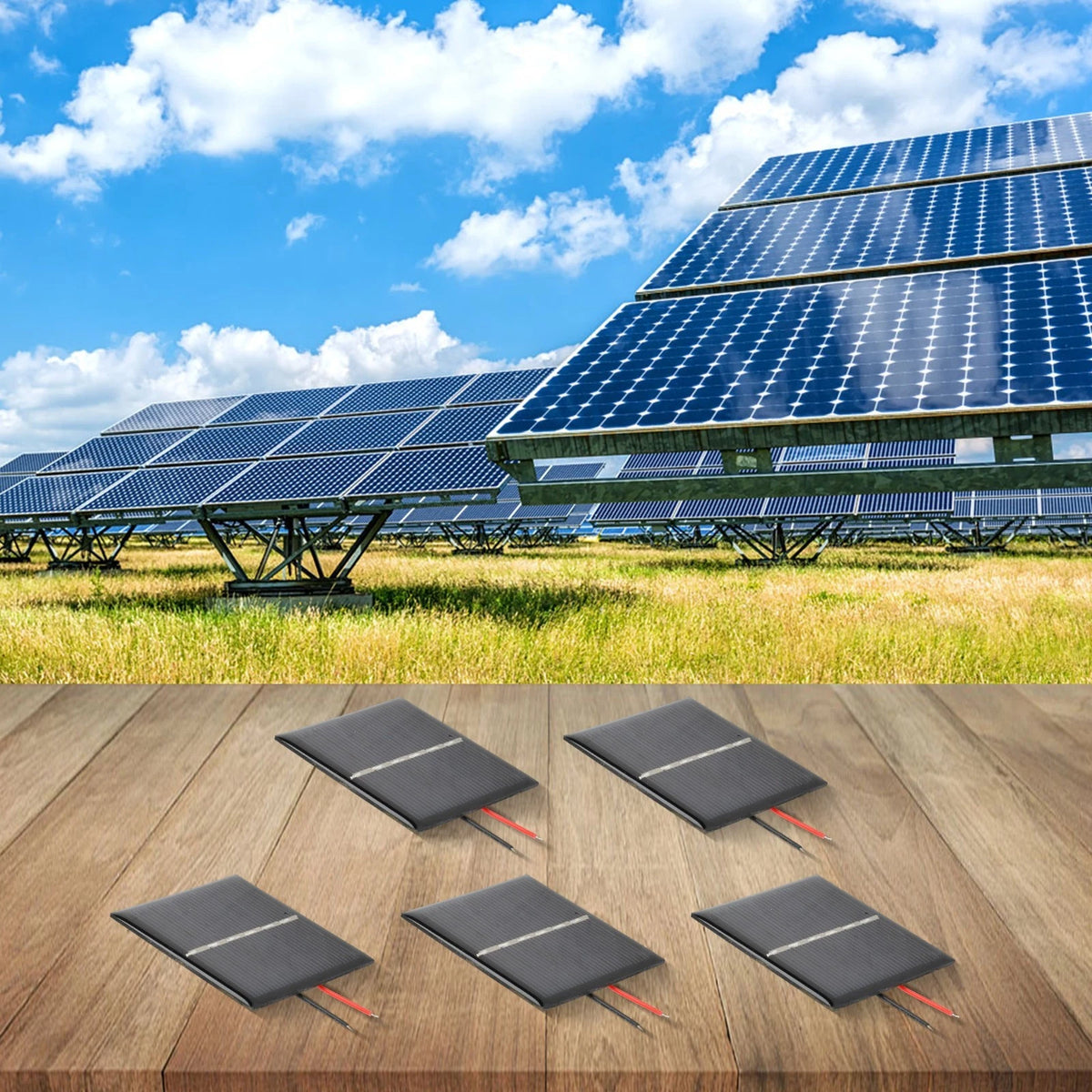5PCS 45W 3V Solar Panels for Efficient Energy Output