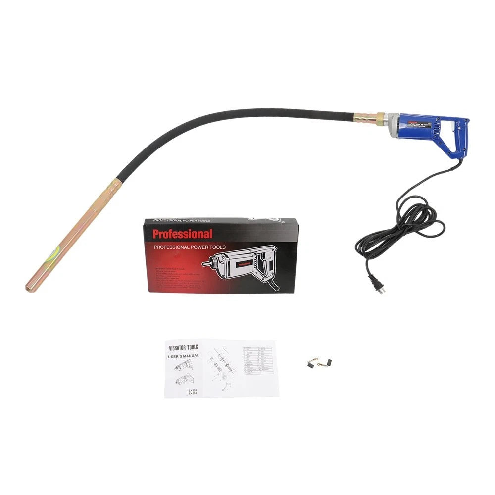 Hand Held Concrete Vibrator 1500W with 6.6ft Long Shaft