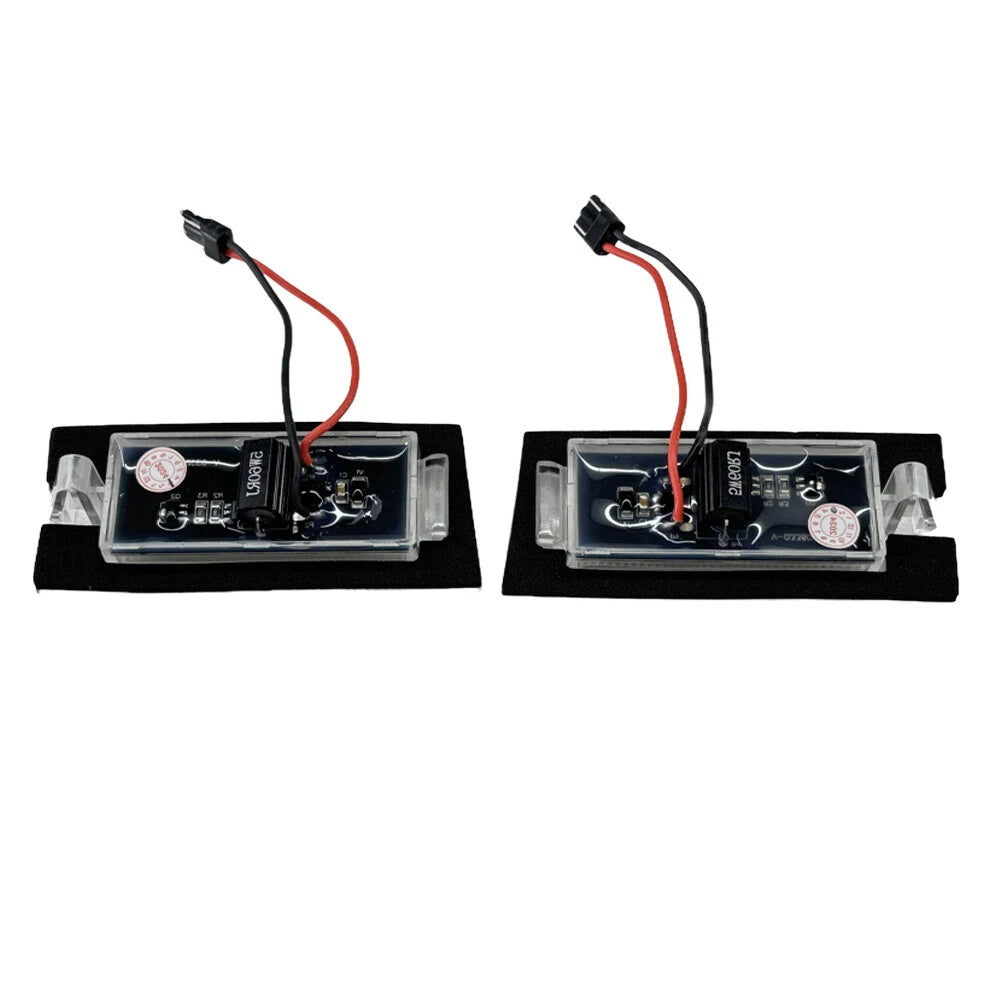 2X White SMD LED License Plate Lights for Jeep Cherokee (2014–Present)