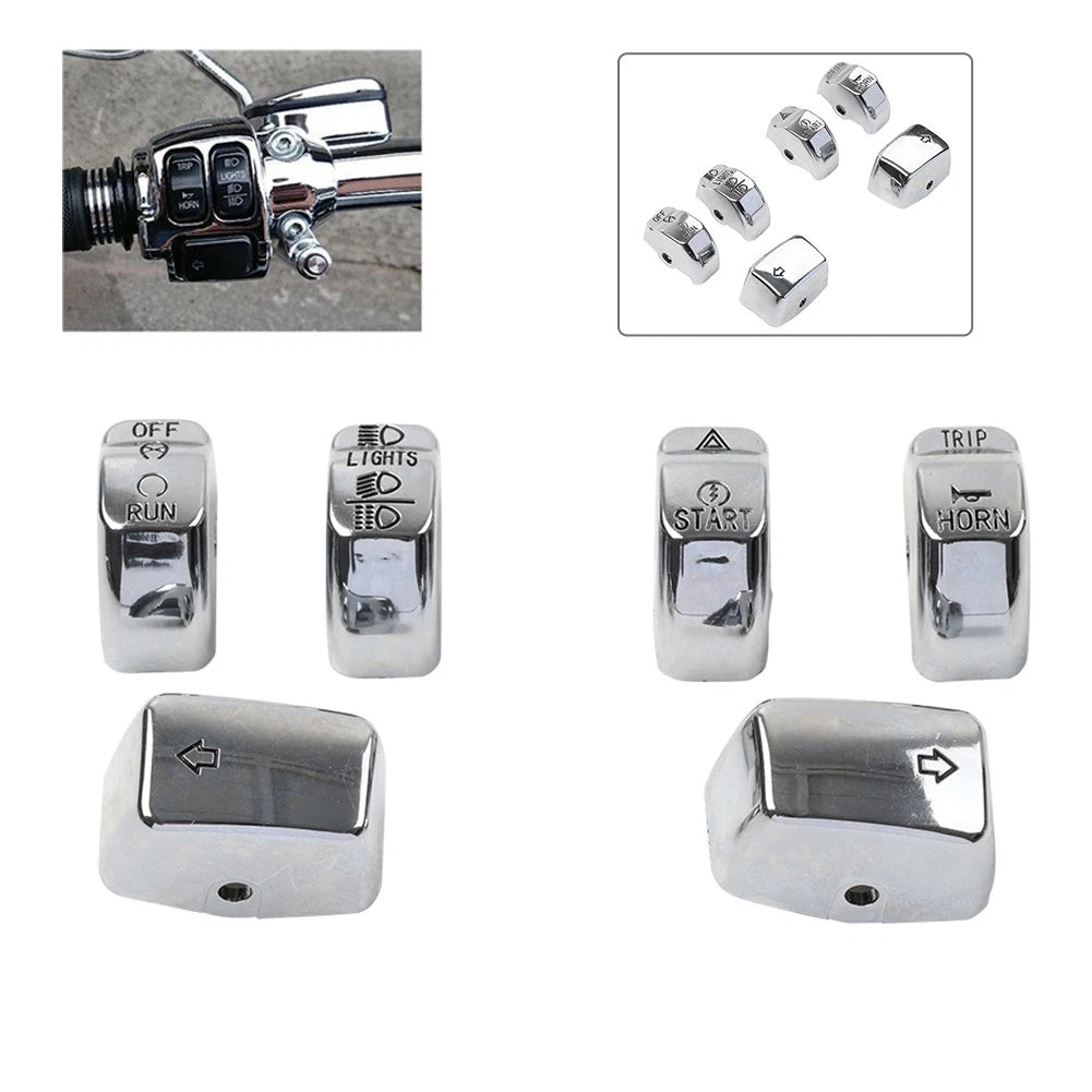 Handlebar Control Switch Cap Button for Harley Fat Boy Sportster (2000–2023)