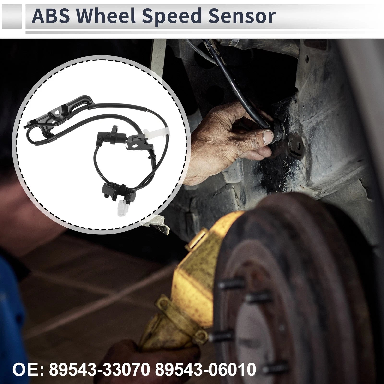 ABS Wheel Speed Sensor Replacement Front Left for Toyota Camry (2002–2006)