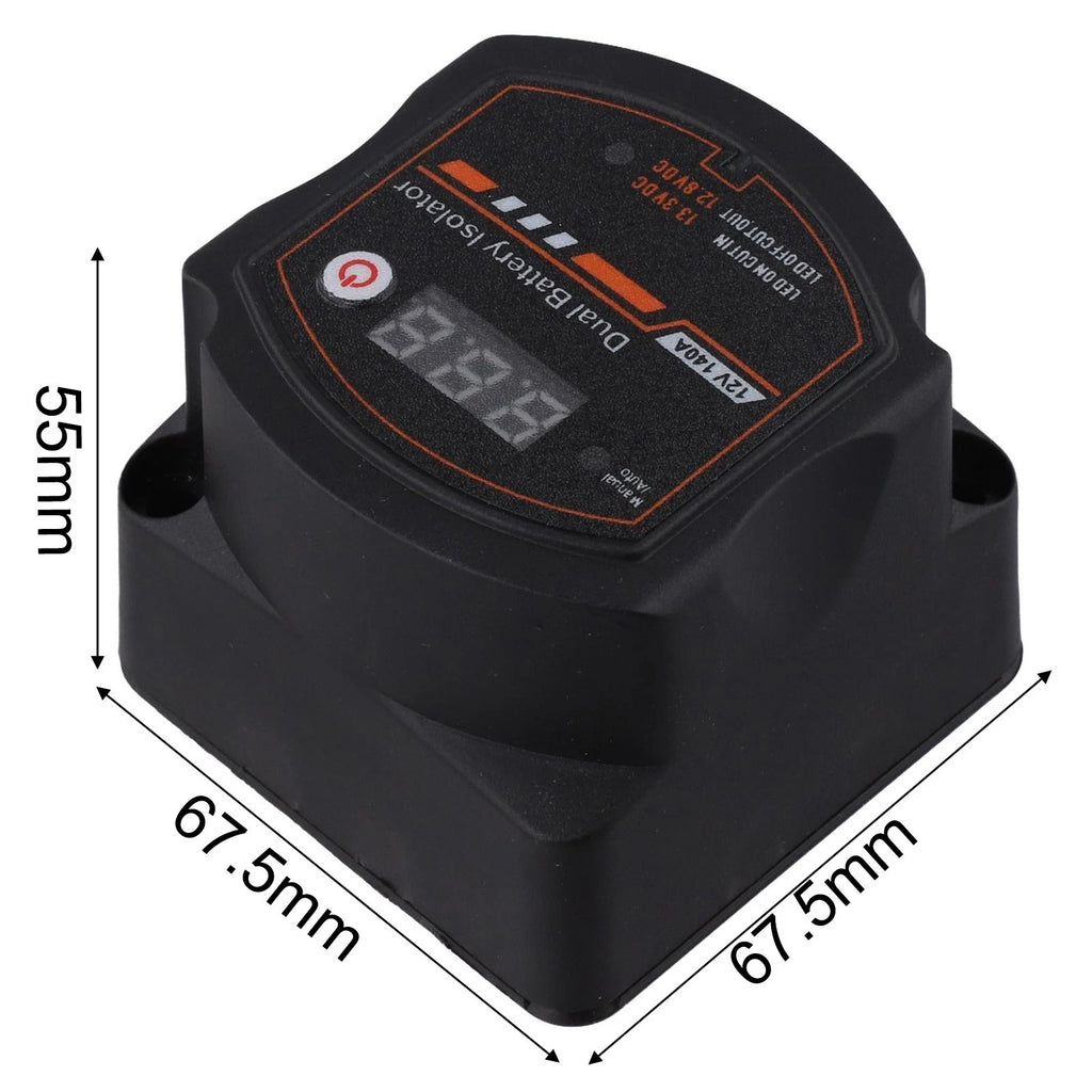 12V Battery Isolator for Marine Applications (LED Indication)