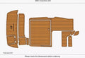 EVA Foam Faux Teak Deck Flooring for Crownline 242 (2001)
