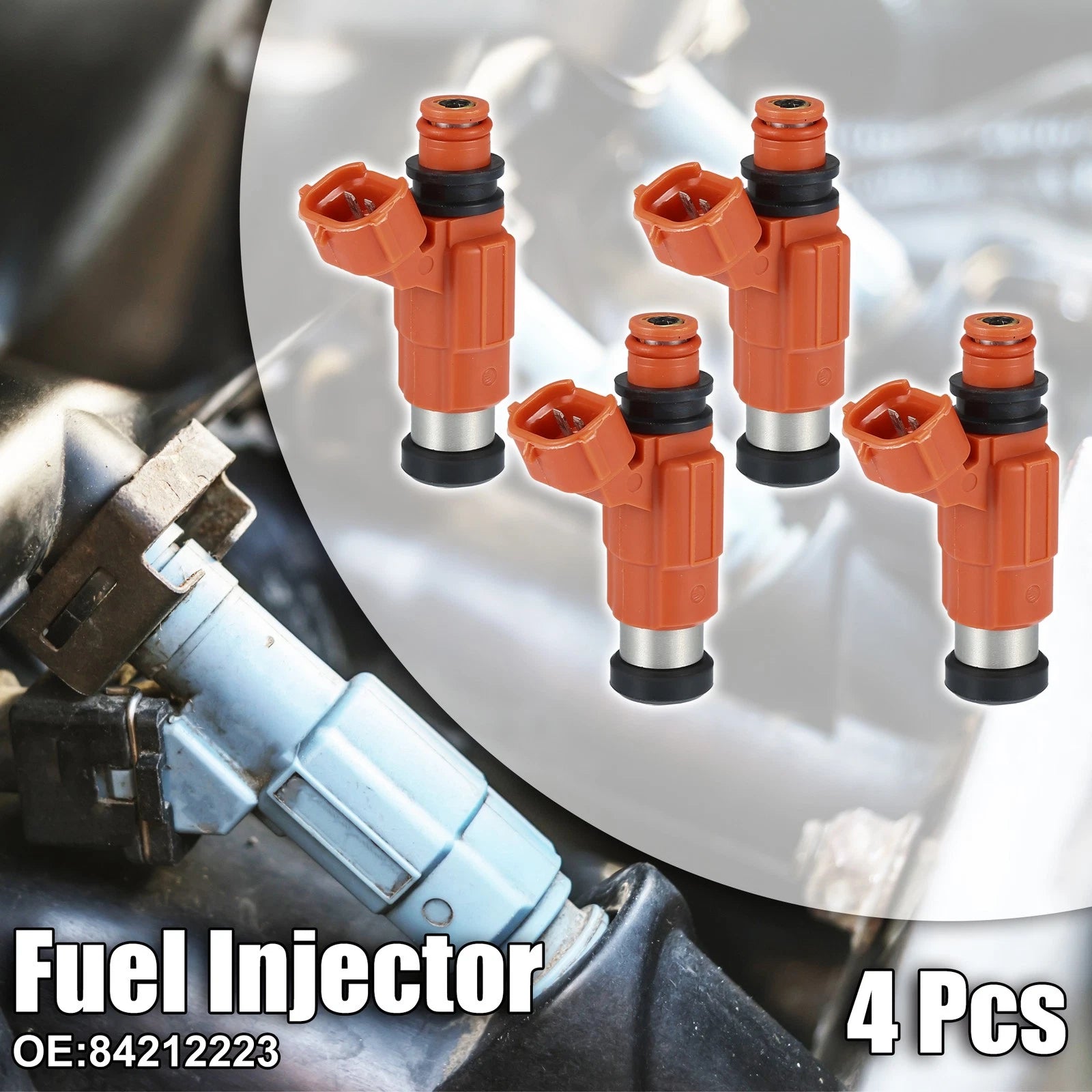 Fuel Injector Set 4Pcs Replacement for Mitsubishi Galant 3.0L V6 (1999–2003)