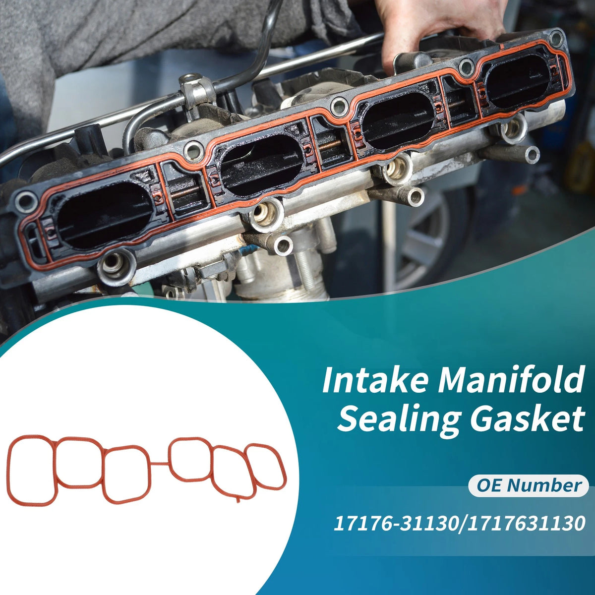 Upper Engine Intake Manifold Gasket OEM Replacement for Toyota Camry (2018–2024)