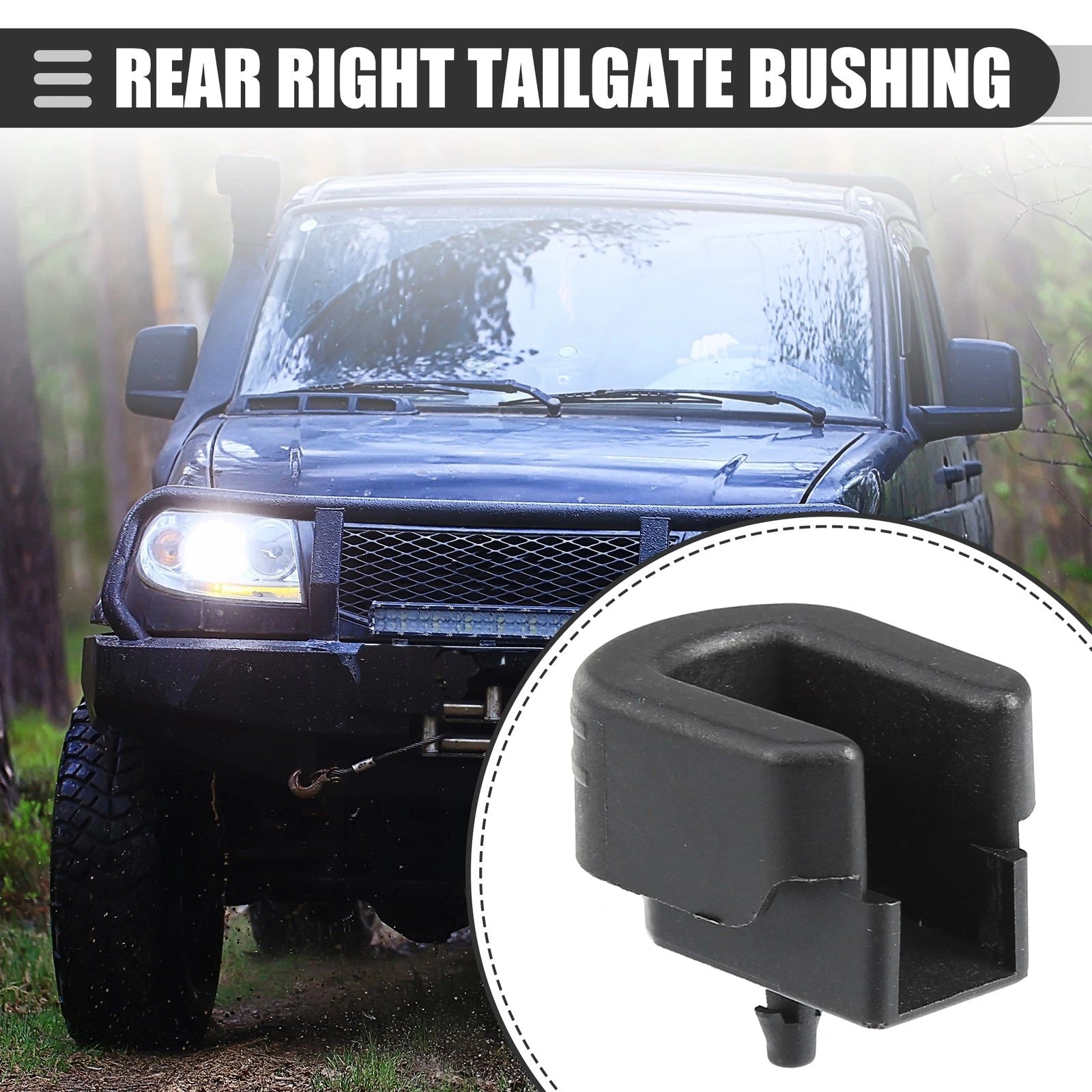 Rear Tailgate Bushing Replacement for Chevy Silverado (2014–2018)